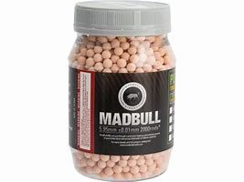 MadBull Precision 6mm .20g Killer Red Airsoft Tracer BBs - 2000 Rounds